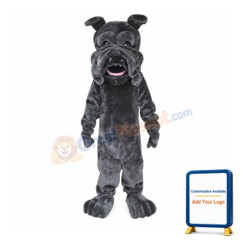 Black SharPei Mascot Costume Dog Costume for Adult