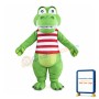 Green Cute Crocodile Mascot Costume Alligator Costume for Adult