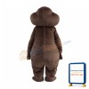Short Fur Brown Mole Mouse Mascot Costume