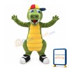Green Crocodile Mascot Costume Alligator Costume for Adult