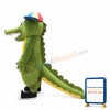 Green Crocodile Mascot Costume Alligator Costume for Adult