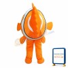 Beautiful Gold Fish Mascot Costume