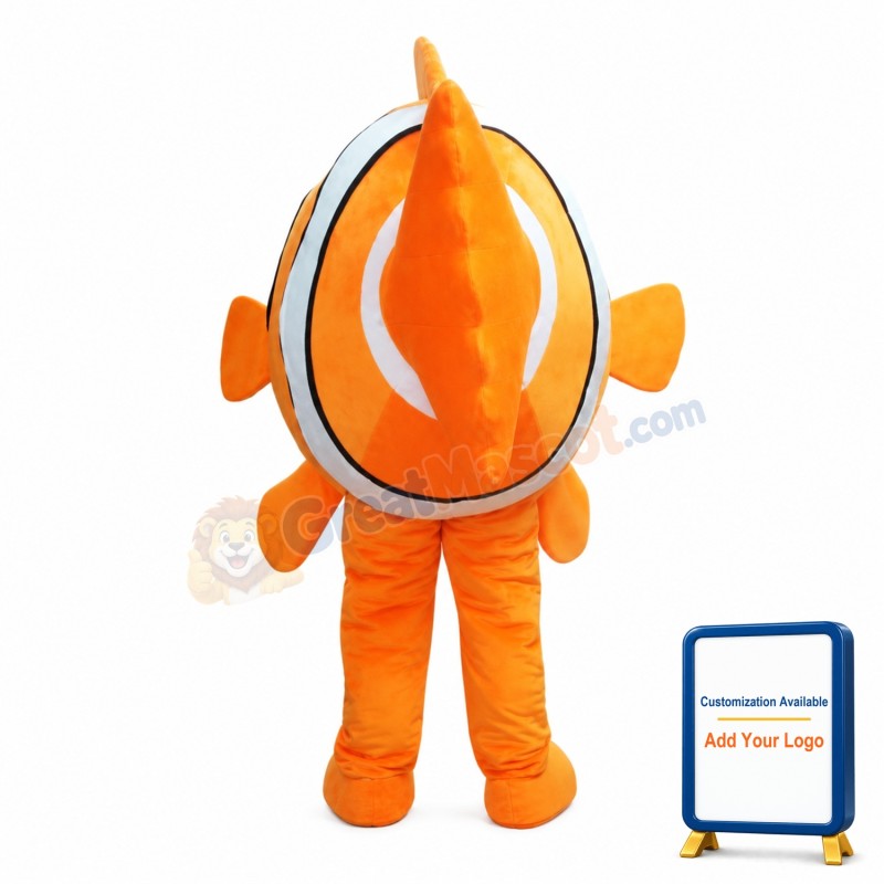 Beautiful Gold Fish Mascot Costume