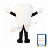 White Teeth Mascot Costume