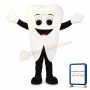 White Teeth Mascot Costume