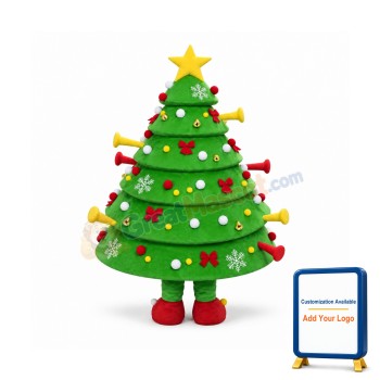 Deluxe Christmas Tree Mascot Costume