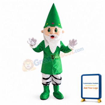 Green Santa Claus Mascot Costume