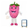 Pink Strawberry Fruit Mascot Costumes