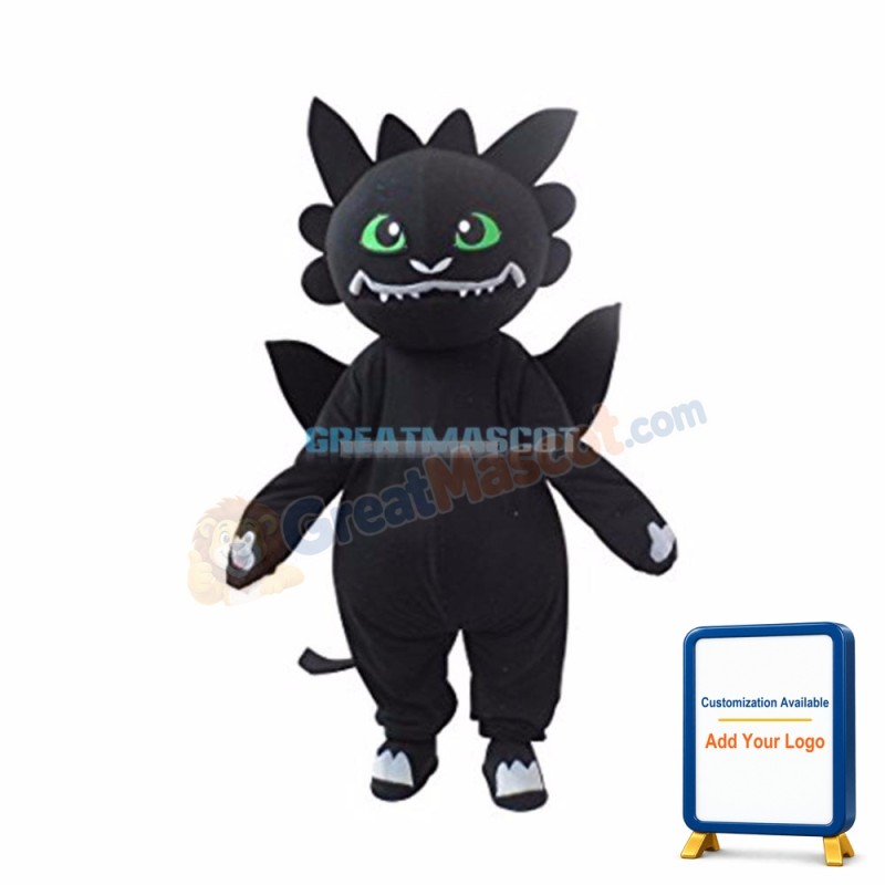 Plush Dragon Mascot Costume