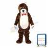 Grentle Brown Teddy Bear Mascot Costume Animal Costume