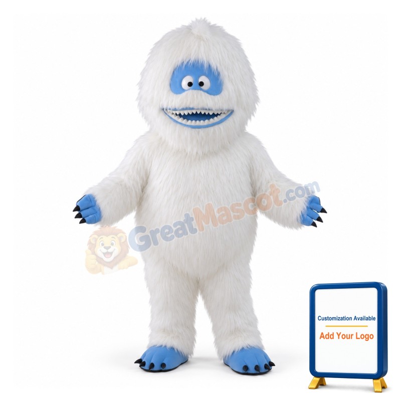 Yeti Abominable Snowman Mascot Costume