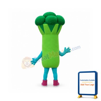 Bruce Broccoli Mascot Costume
