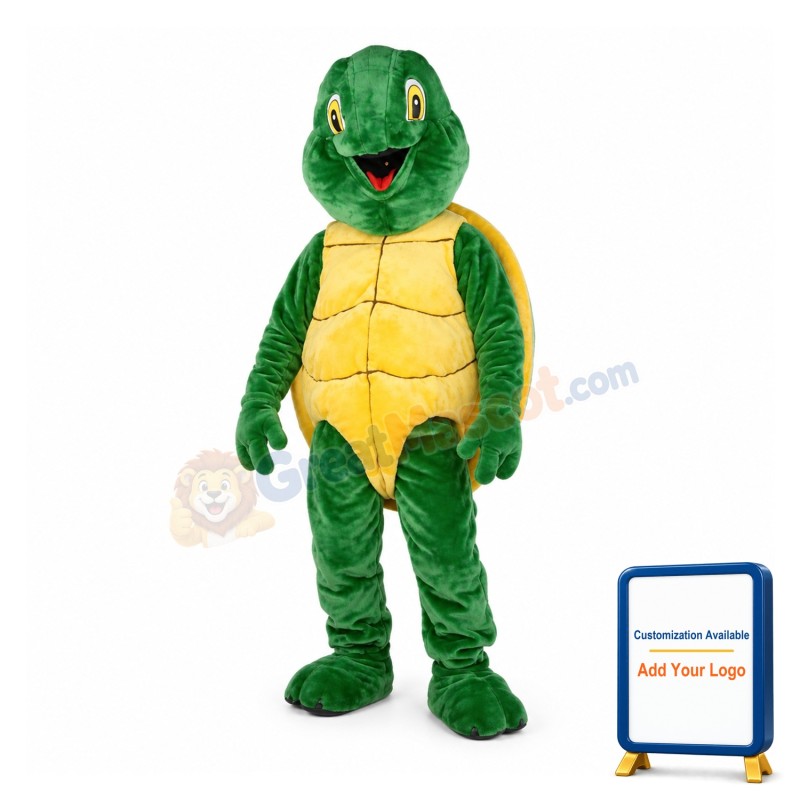 Plush Turtle Mascot Costume