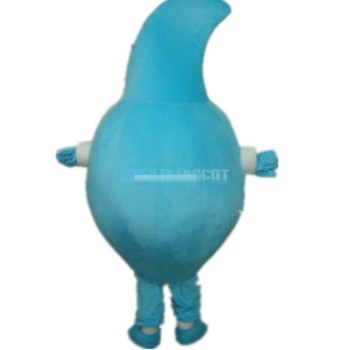 Blue Water Drop Mascot Costume