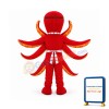 Octopus Adult Mascot Costume