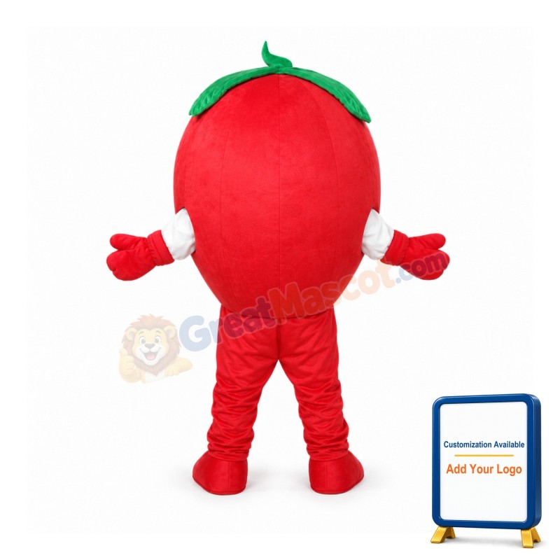 Red Apple Mascot Costume