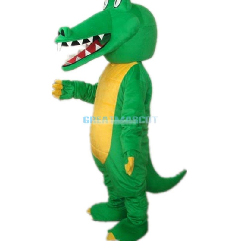 Big Mouth Crocodile Alligator Adult Mascot Costume