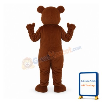 Grizzly Brown Bear Adult Mascot Costume