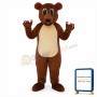 Grizzly Brown Bear Adult Mascot Costume