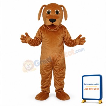  Golden Dog Adult Mascot Costume