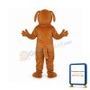 Golden Dog Adult Mascot Costume