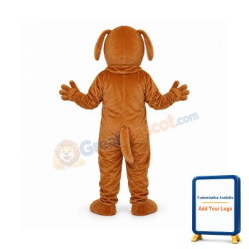 Golden Dog Adult Mascot Costume