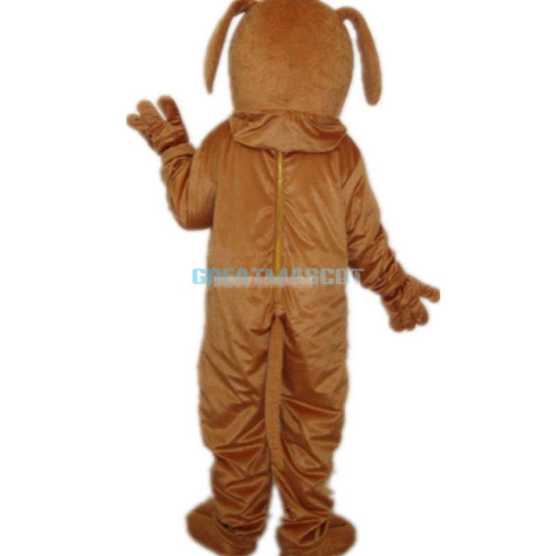 Golden Dog Adult Mascot Costume