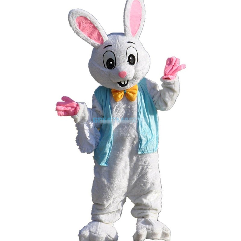 Deluxe Plush Easter Bunny Mascot Costume