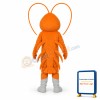 Shrimp/Prawn Adult Mascot Costume
