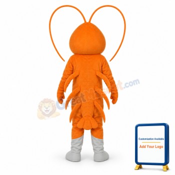 Shrimp/Prawn Adult Mascot Costume