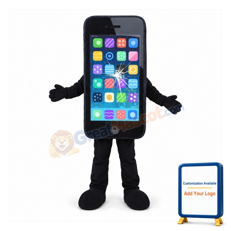 Broken Screen Iphone Mascot Costume