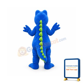 Blue Dragon Mascot Costume