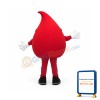 Red Drop of Water Blood Mascot Costume