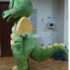 Green Dragon Mascot Costume