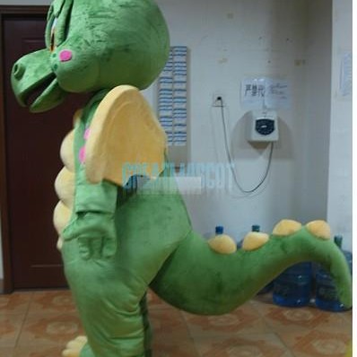 Green Dragon Mascot Costume