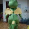 Green Dragon Mascot Costume