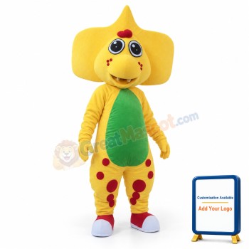 Barney Dinosaur Plush Adult Mascot Costume