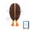 Lovely Coffee Bean Cartoon Mascot Costume