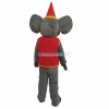 Elephant With Coat Christmas Mascot Costume