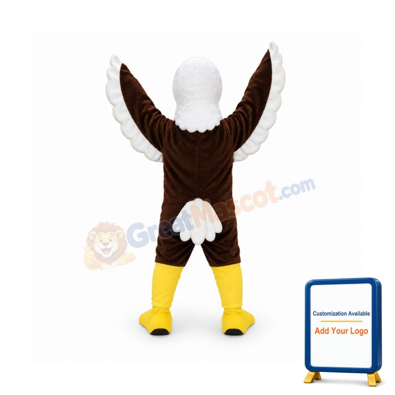 Brwon Eagle Mascot Costume