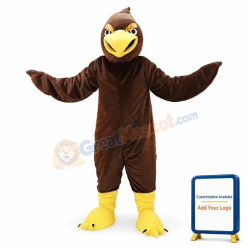 Brown Hawk Lightweight Mascot Costume