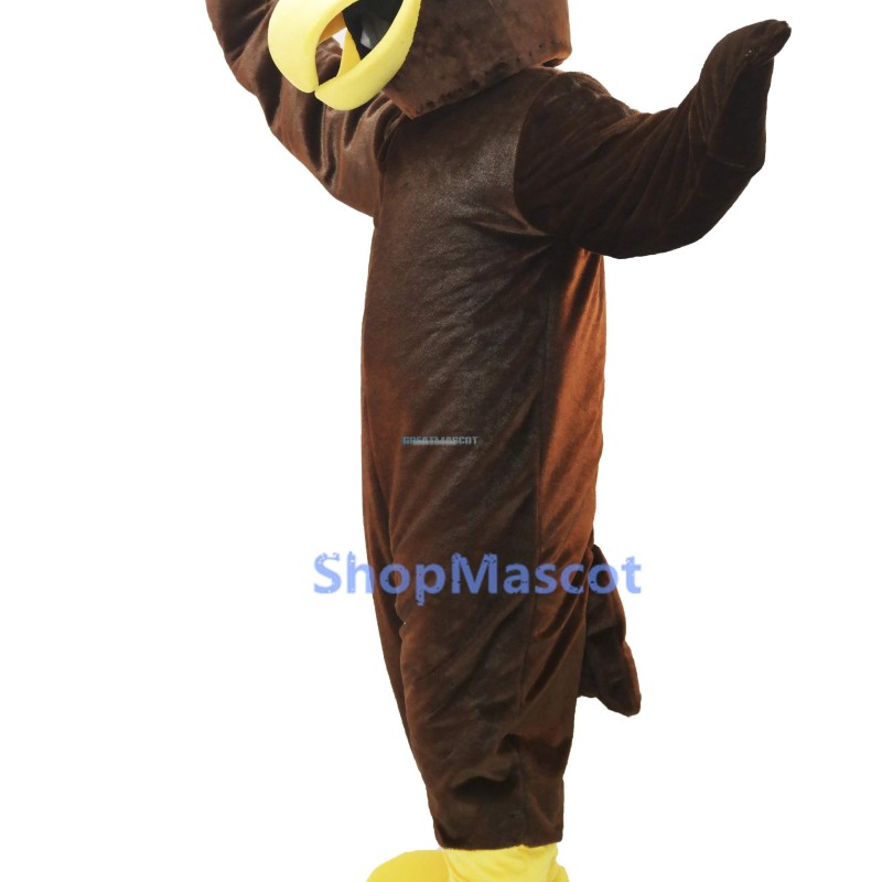 Brown Hawk Lightweight Mascot Costume