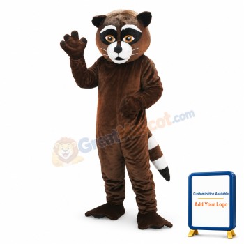 Brown Raccoon Lightweight Mascot Costume