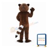 Brown Raccoon Lightweight Mascot Costume