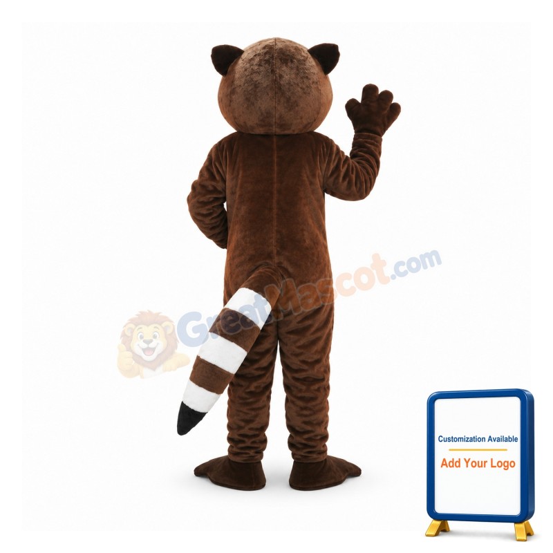 Brown Raccoon Lightweight Mascot Costume
