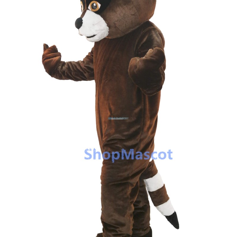 Brown Raccoon Lightweight Mascot Costume