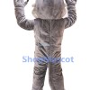 Grey Power Wolf Mascot Costume
