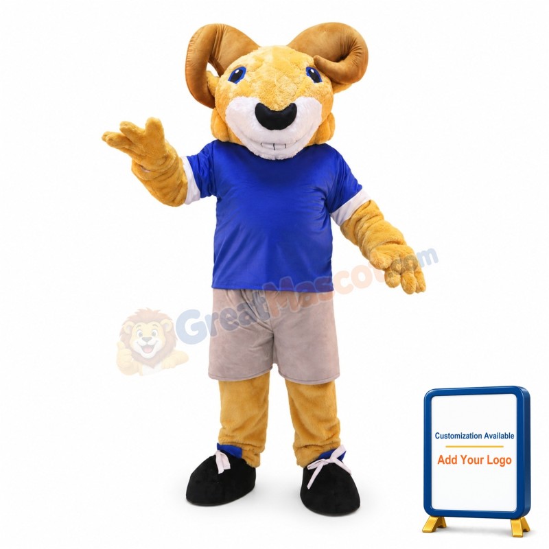 Cute Ram Mascot Costume