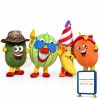 Kiwi,Watermelon,Banana,Orange Mascot Costume