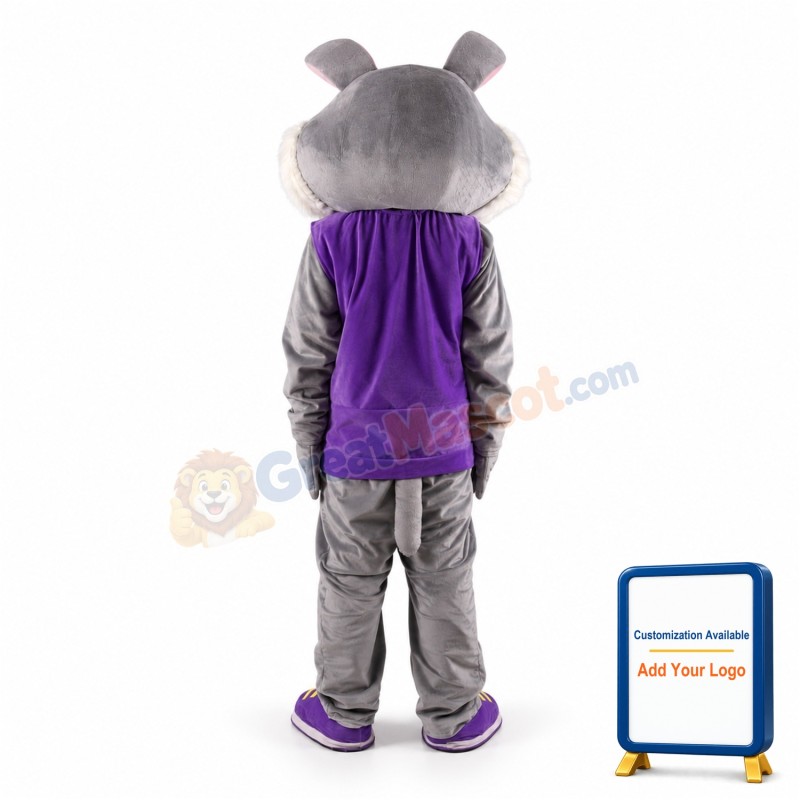 Easter Rabbit Plush Adult Mascot Costume